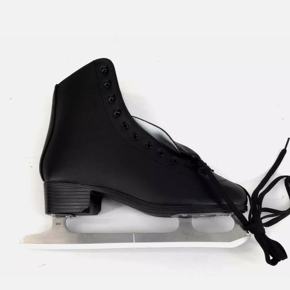 New in Box American Tricot Lined Figure Black Skates Size 13 Professional - Picture 3 of 7